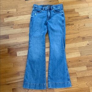 Stylish Blue Flare Women's Jeans